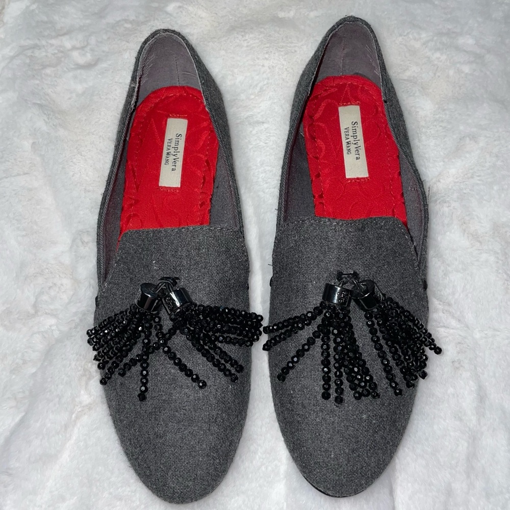 Simply Vera Wang Wool Blend Tassled Loafers